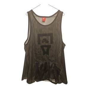 Nike Air Pivot V3 Mesh Basketball Tank Top Shirt Mens Size XXL 2XL Black White